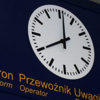 station clock analog clock for railways