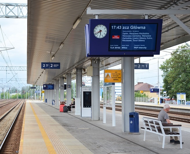 platform assignment system for the trains