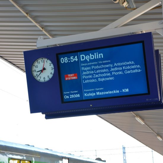 Platform display LCD TFT - Dysten