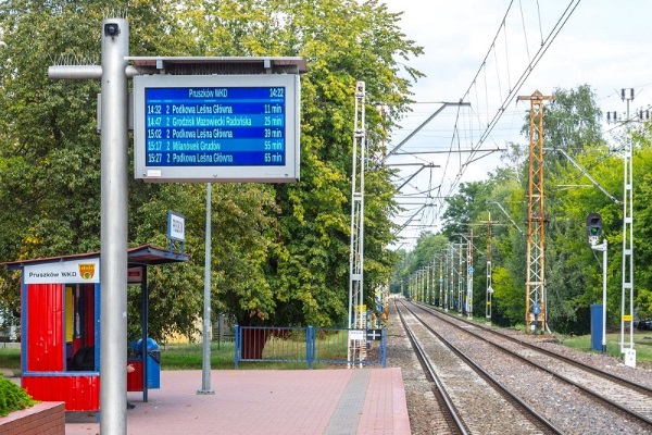 single platform LCD TFT passenger information board